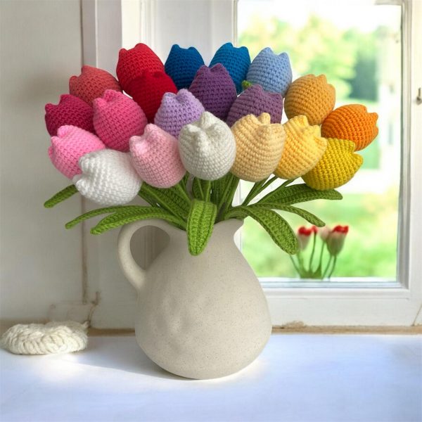 Ramo de tulipanes personalizado antiguo